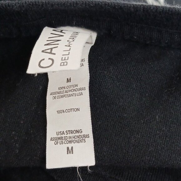 Insomnia Cookies T Shirt Bella + Canvas Unisex M Black Graphic Logo Employee - Picture 5 of 6